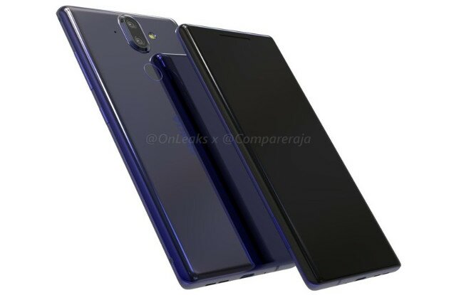 Asoma un presunto Nokia 9 con acabado curvado y doble cámara en la parte trasera