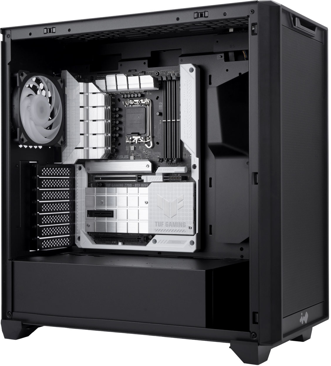 InWin D5, un estuche aireado con colgador oculto