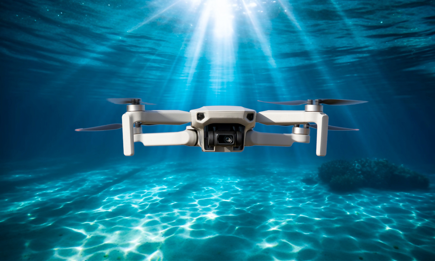 Este dron parece una visualización de TVP: puede volar y bucear