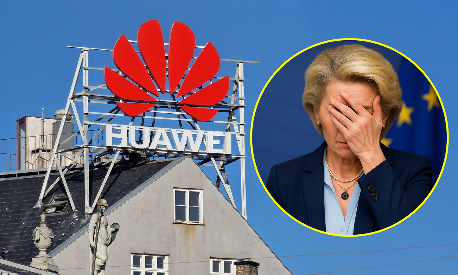 Huawei se encargará de la corte de escuchas telefónicas. Bruselas ha estado estallando