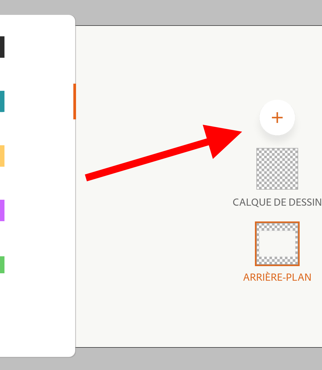 Capa de dibujo de Adobe