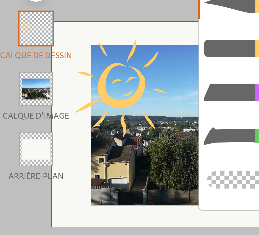 Área de dibujo de Adobe