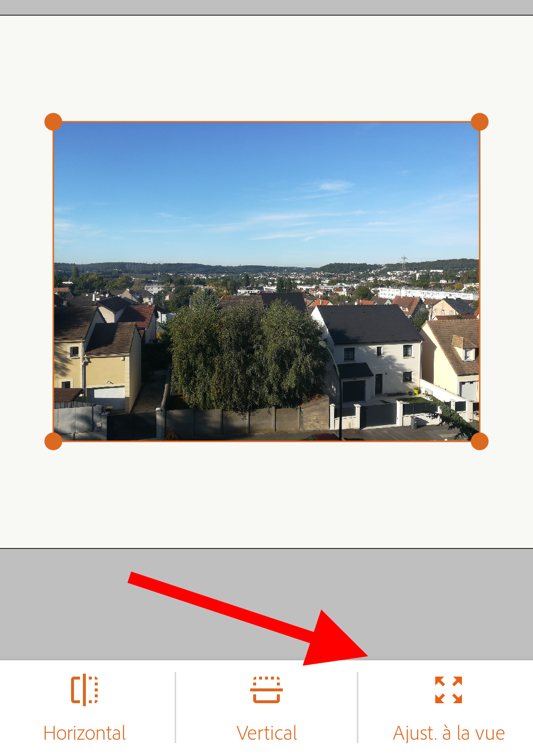 ajustar el dibujo de Adobe