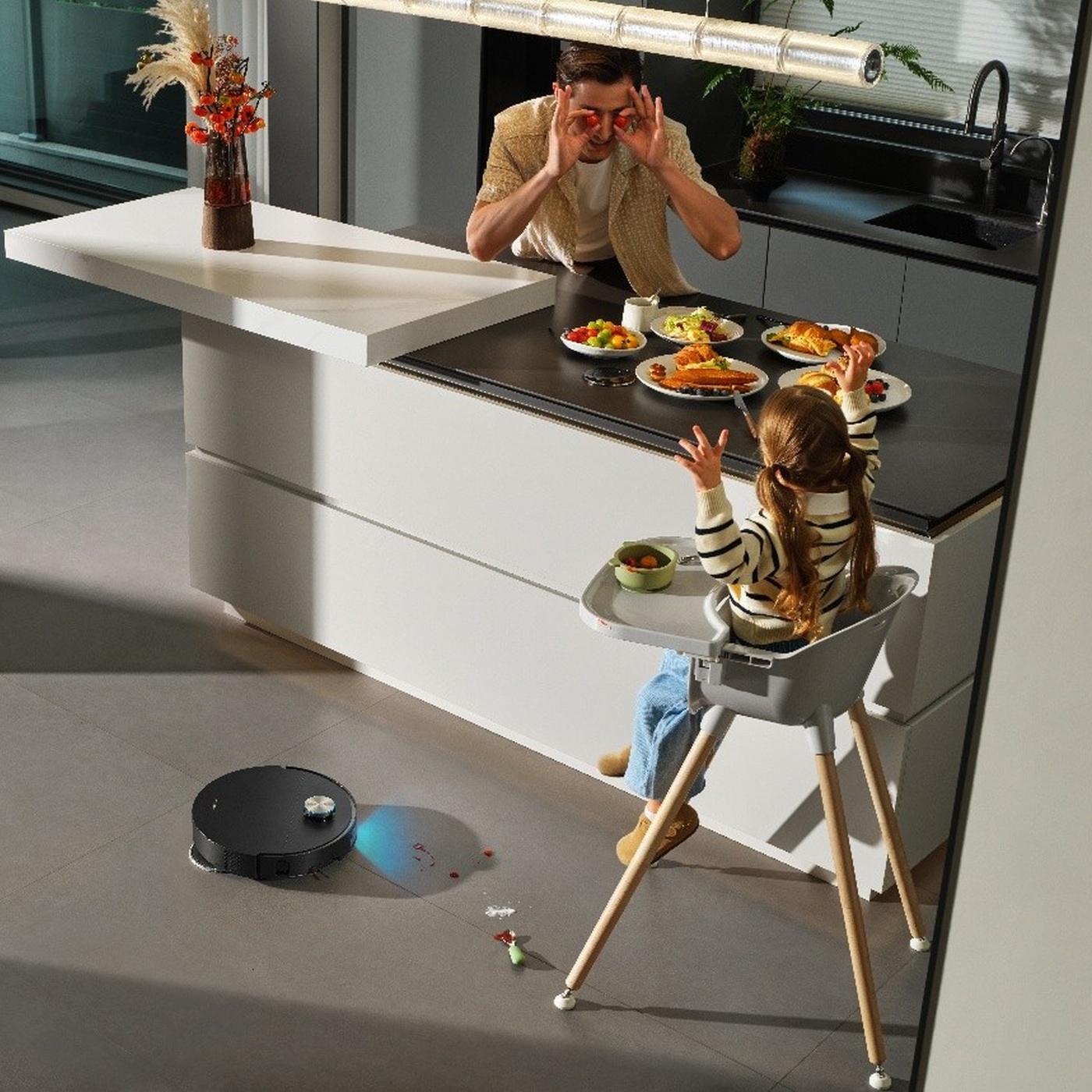 Dreame X60 Ultra va debajo de los muebles de los polacos. y un regalo