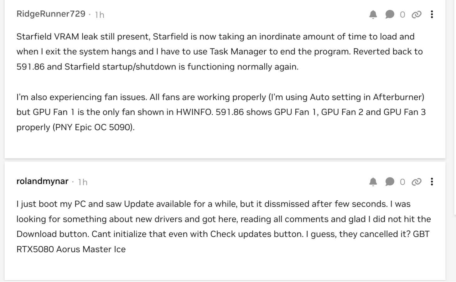 NVIDIA se rindió. Los nuevos conductores resultaron ser un verdadero desastre.