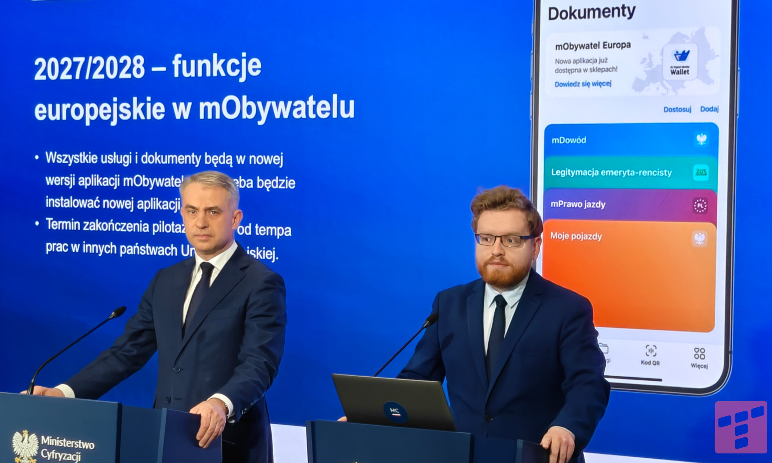 mObywatel Europa a partir de diciembre. En lugar de la segunda aplicación, una nueva pestaña.