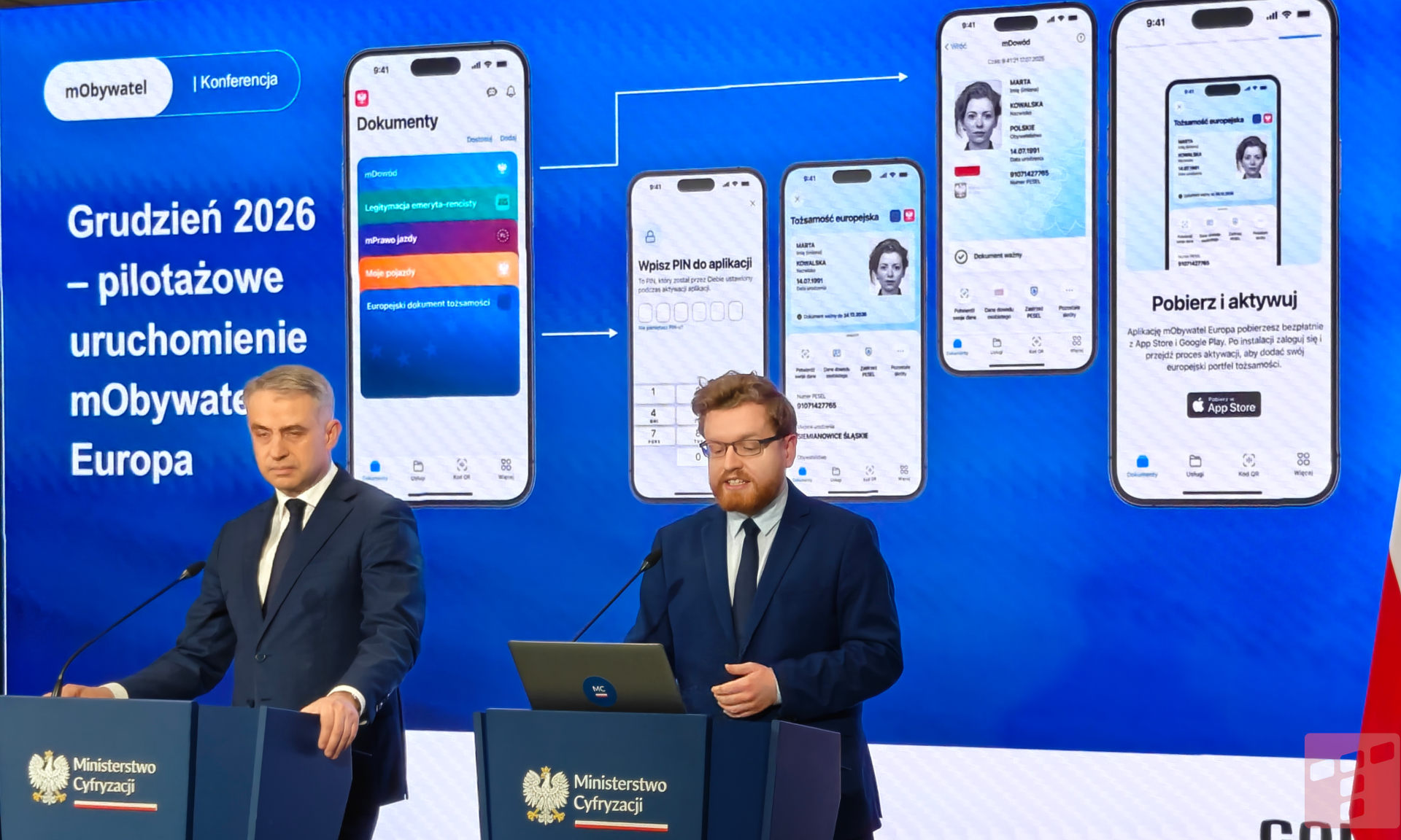 mObywatel Europa a partir de diciembre. En lugar de la segunda aplicación, una nueva pestaña.