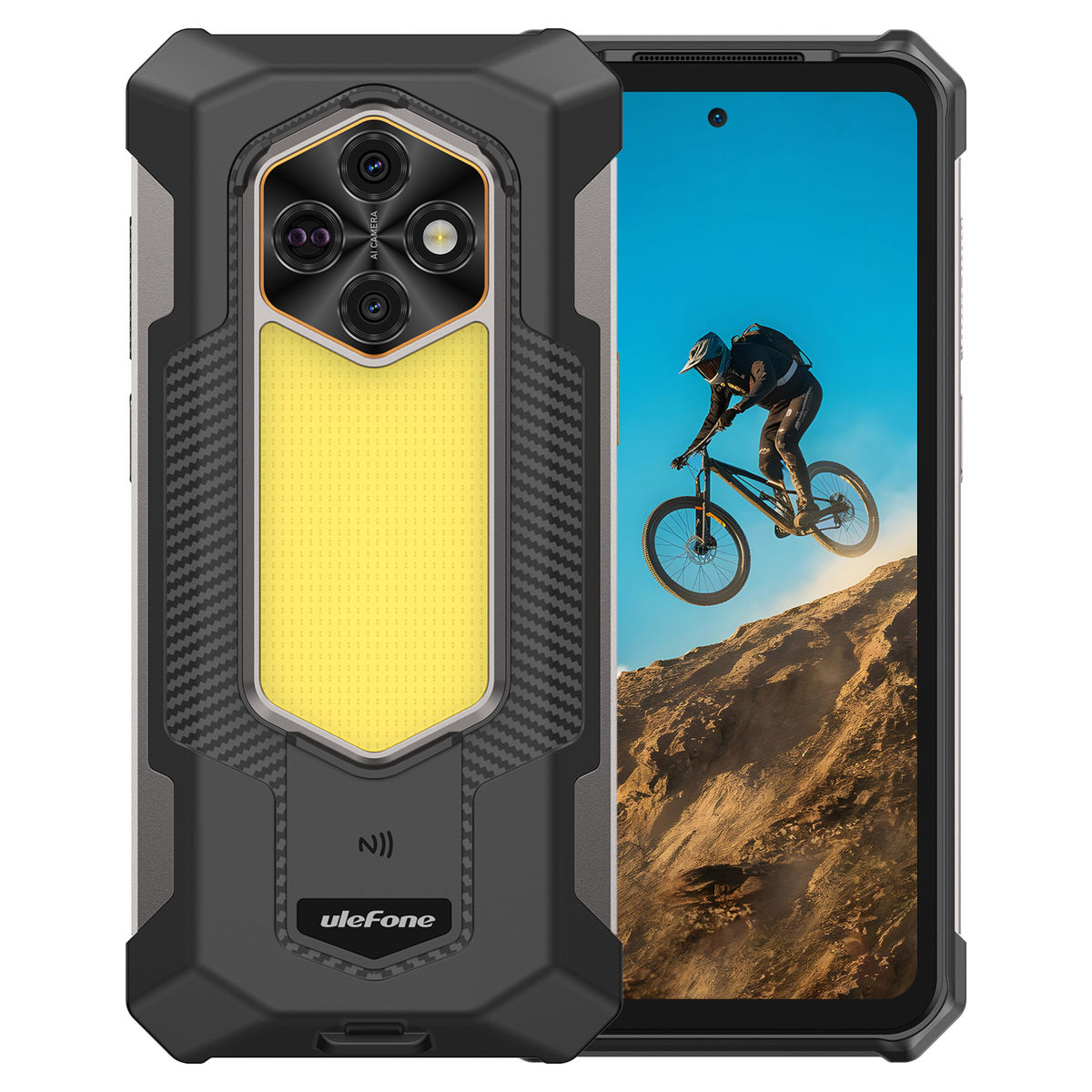 Ulefone con un nuevo vehículo blindado. 20.000 mAh, lámpara potente y buen precio