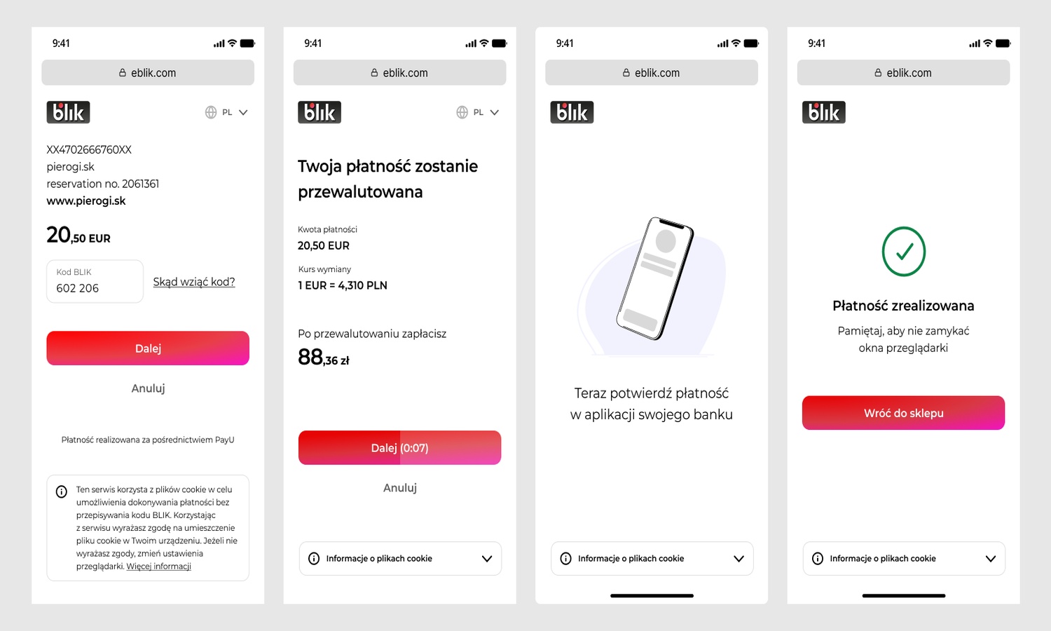 BLIK cada vez más en la zona del euro. Los polacos pagarán con él en Eslovaquia