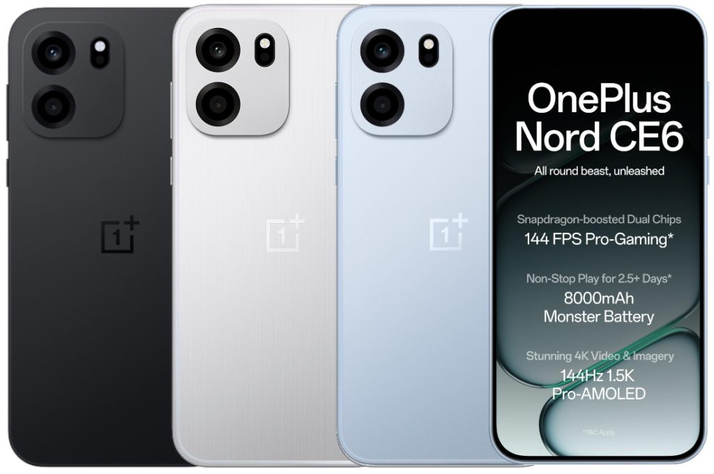 OnePlus Nord CE6 y Nord CE6 Lite ya están aquí. Productos sólidos de gama media por poco dinero.