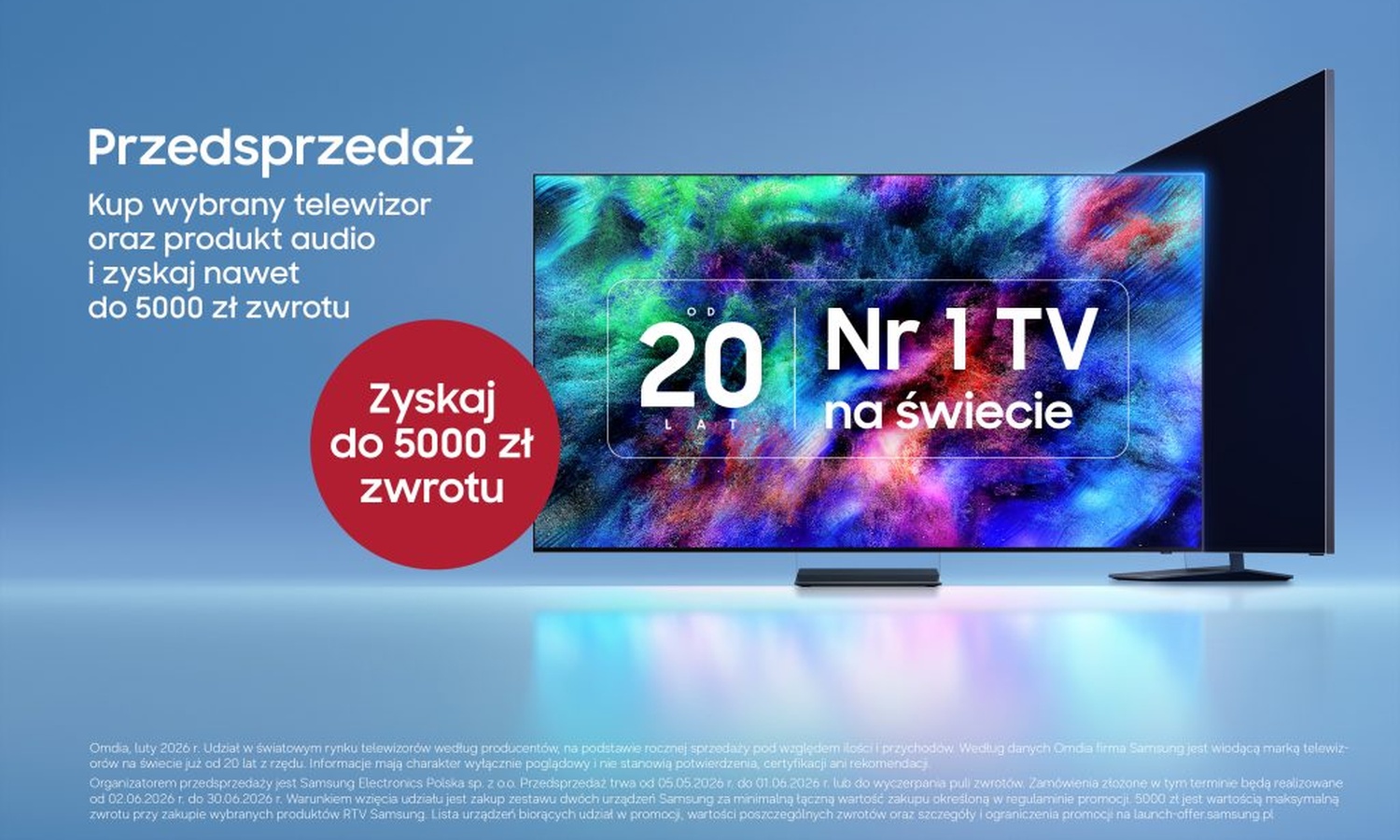 Samsung le devolverá hasta 5.000 PLN. Solo compra un televisor y una barra de sonido.