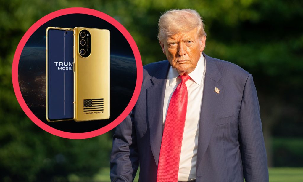 Złoty smartfon Trumpa skrywa tajemnicę. Wnętrze to model z 2024 roku