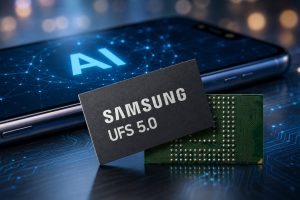 No más tartamudez de IA en tu teléfono. Samsung mostró la memoria UFS 5.0