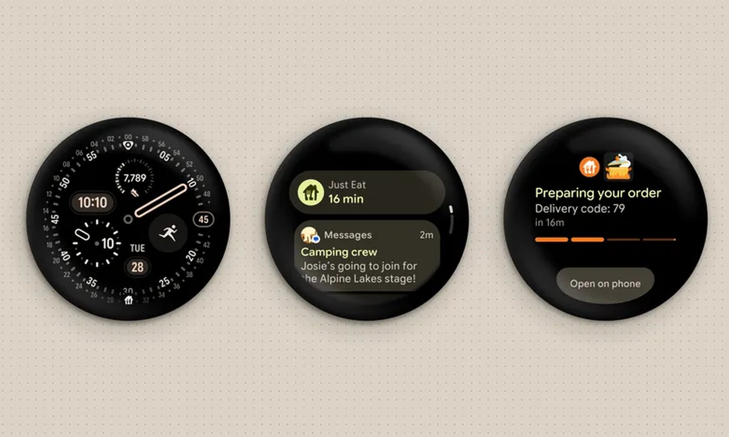 Tu reloj inteligente cobra una nueva vida. Google está lleno de nuevos productos brillantes