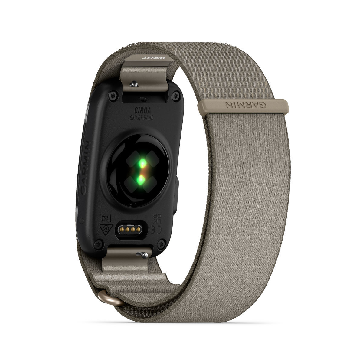 Correa inteligente Garmin CIRQA. Este es el primer equipo de este tipo de la marca.