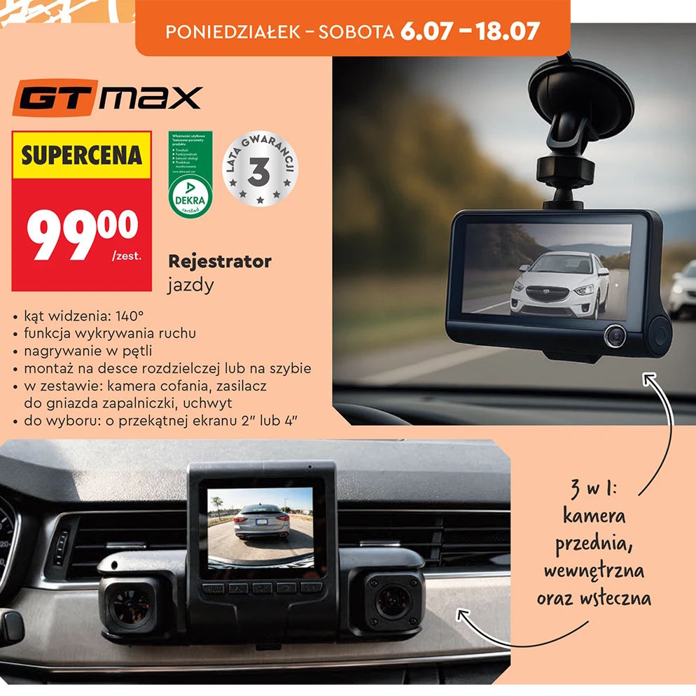 Biedronka se preocupa por los conductores. 99 PLN por equipo 3 en 1