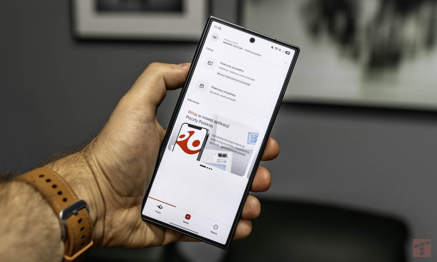 Carta certificada sin asesoramiento. Poczta Polska pone el buzón en su teléfono inteligente