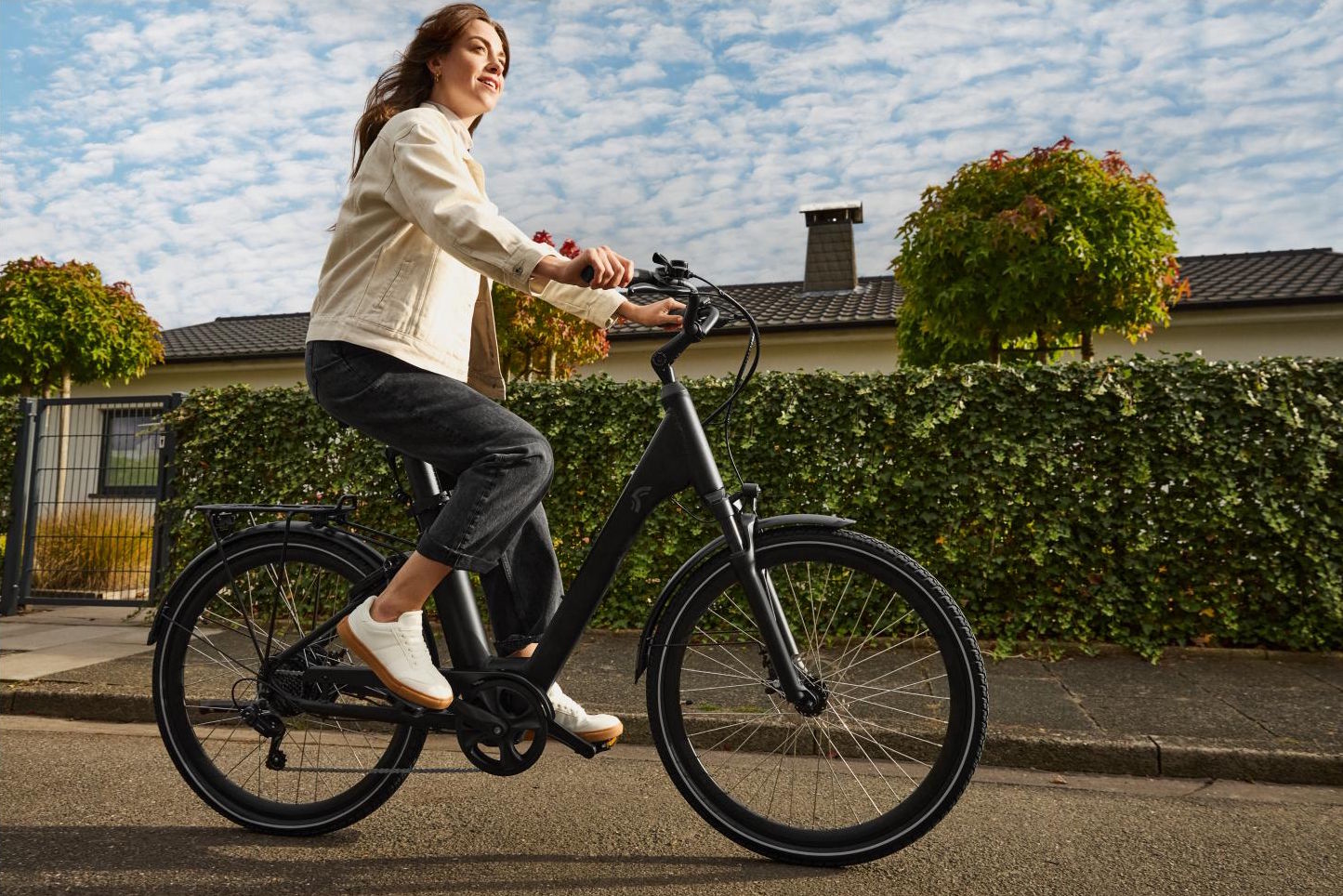 Lidl ha lanzado una promoción de una bicicleta eléctrica. Está incluido en el precio del plegable.