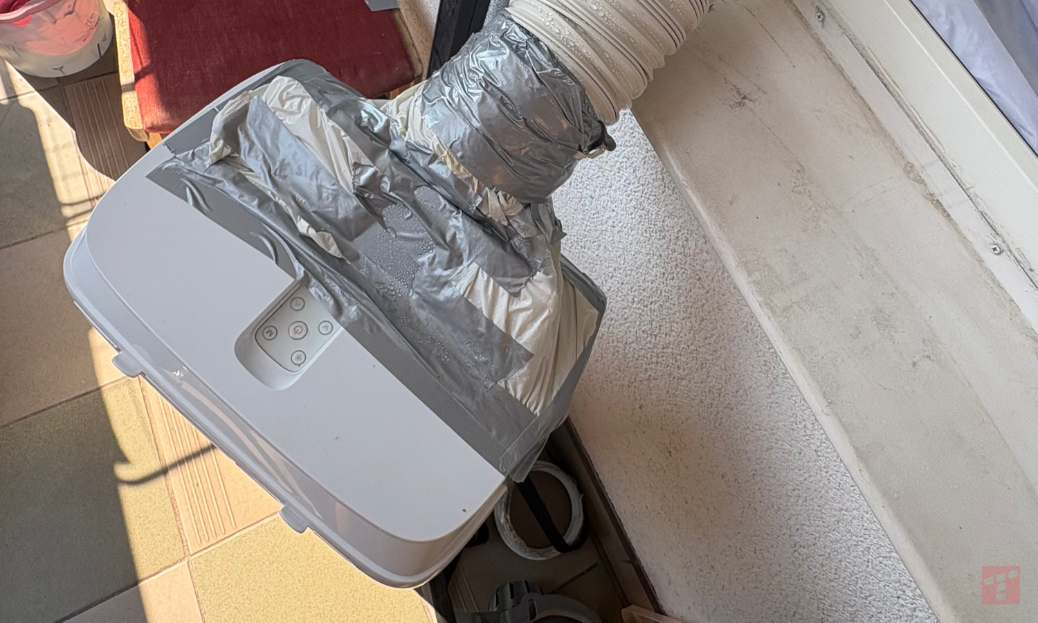 Truco de la cinta gris. Los polacos no lo saben y yo vencí al calor.