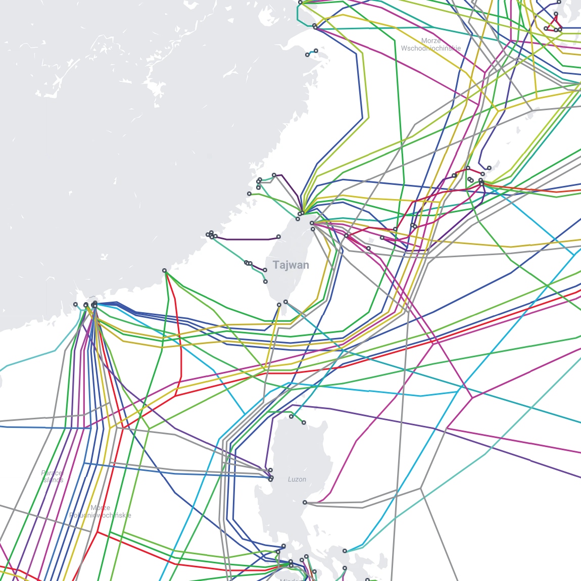 Otro movimiento inquietante de China. Un barco de investigación daba vueltas sobre un cable importante