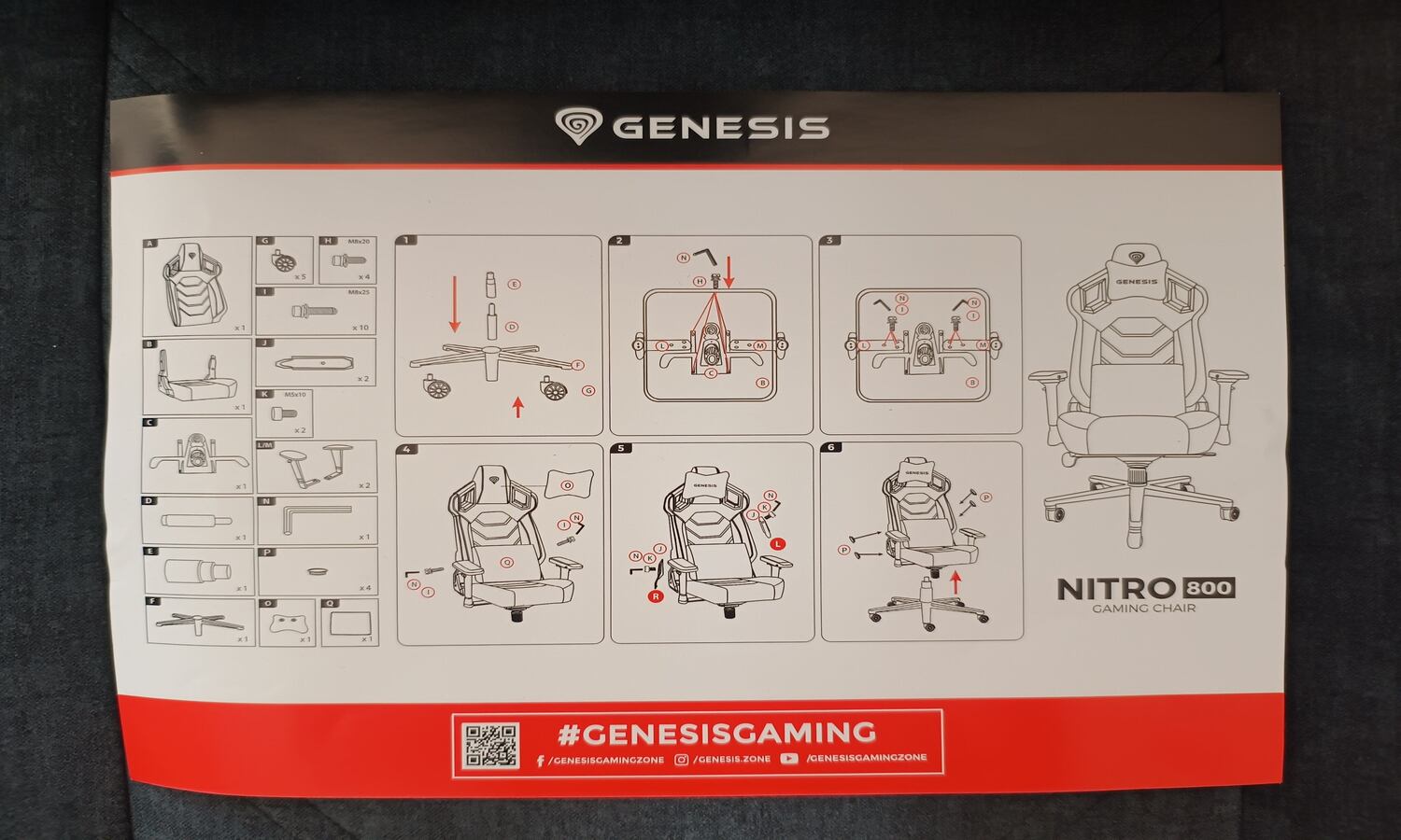 Pasé del sofá al sillón Genesis Nitro 800. ¿Cuáles son mis impresiones?