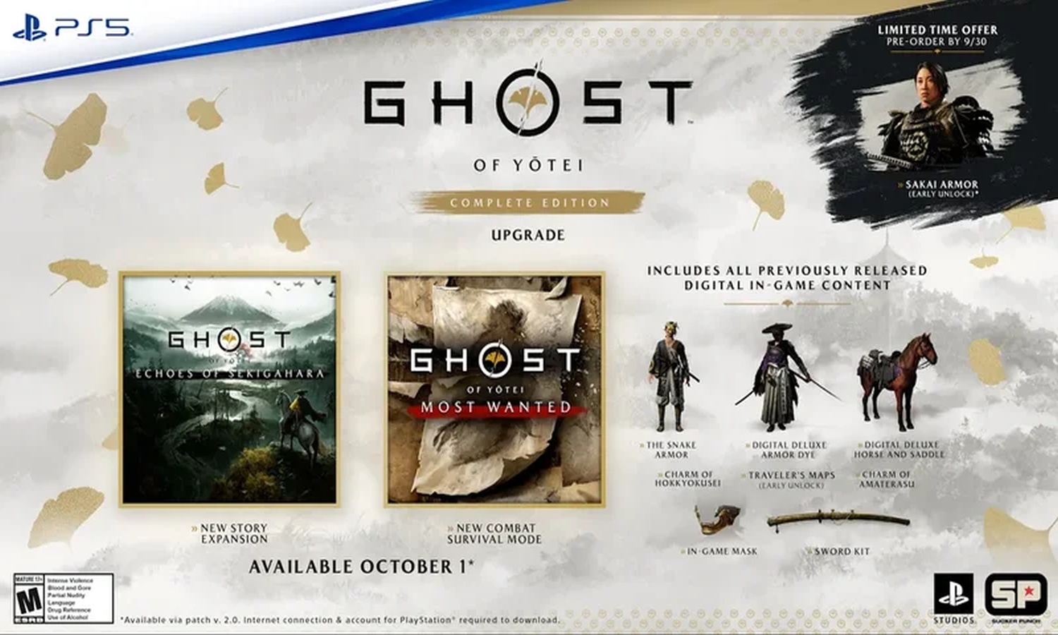 Ghost of Yōtei está teniendo una gran expansión. Se acerca la edición completa