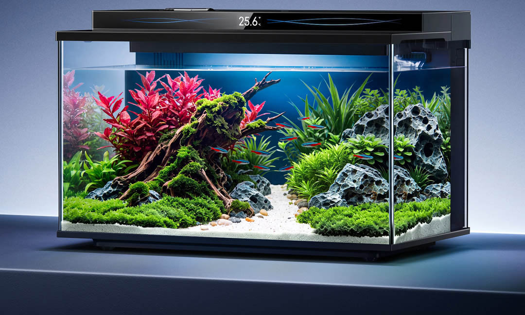Xiaomi introduce un acuario en su oferta. Tiene pantalla, sensores y un filtro grande.