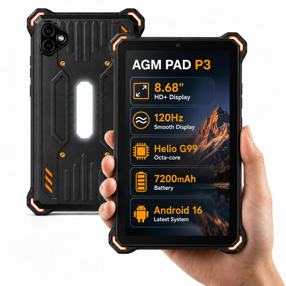AGM PAD P3 es una tableta compacta y resistente que muchos estaban esperando
