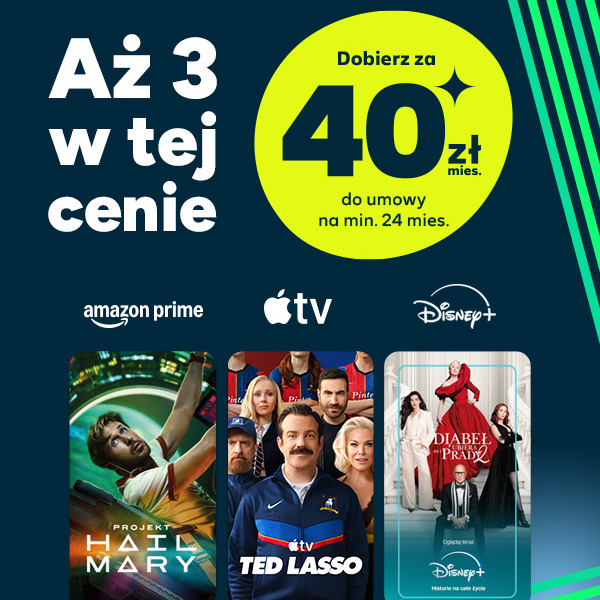 Disney+, Apple TV y Amazon Prime por 40 PLN. Este es un paquete nuevo