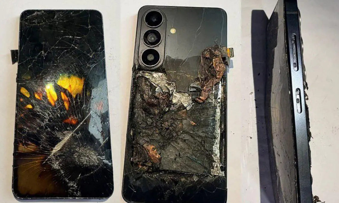 Explosión de Samsung Galaxy. Este es el cuarto incidente de este tipo.