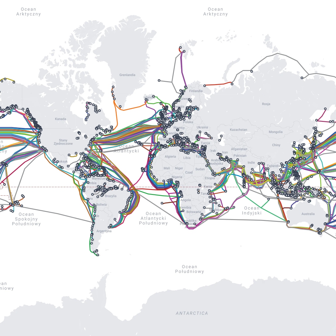 Otro movimiento inquietante de China. Un barco de investigación daba vueltas sobre un cable importante