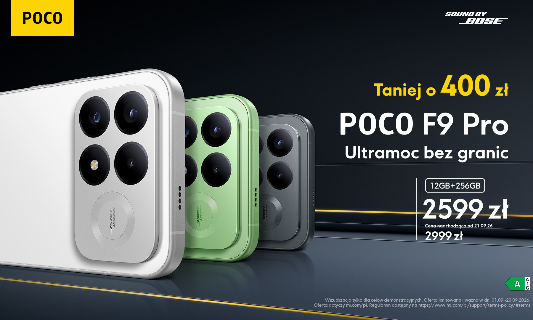 Xiaomi destruye buques insignia con precios. Serie Poco F9 a la venta