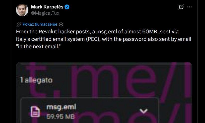Revolut fue tratado como un niño. Se filtraron datos de clientes