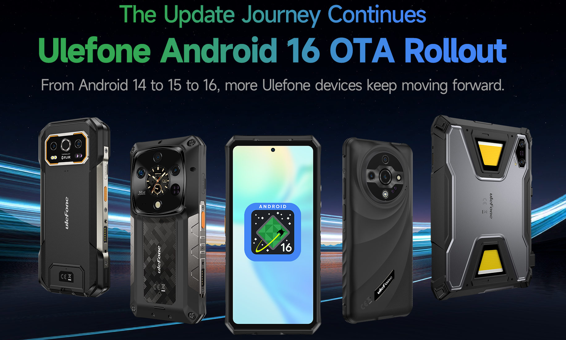 Ulefone sorprende. Hasta 29 modelos tendrán una vida más larga